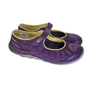 Merrell Women's Purple Mary Jane Shoes Size 7.5 Performance Footwear Vibram Sole